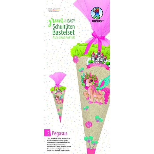 Produktbild: Schult&uuml;ten-Bastelset "Green Line - Pegasus"