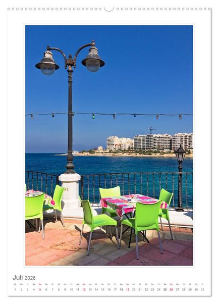 Produktbild: Malta Impressionen (Wandkalender 2026 DIN A2 hoch), CALVENDO Monatskalender