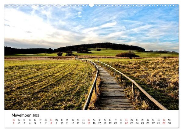 Produktbild: Impressionen von der Schw&auml;bischen Alb (Wandkalender 2026 DIN A2 quer), CALVENDO Monatskalender