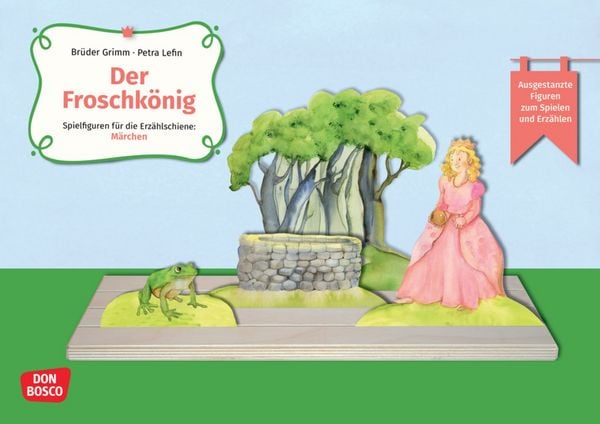 Der Froschkönig. Erzählschienen-Figurenset, m. 1 Beilage