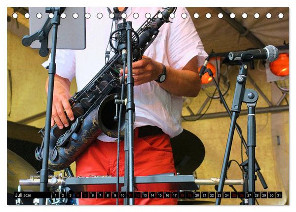 Produktbild: Jazz pur (Tischkalender 2026 DIN A5 quer), CALVENDO Monatskalender