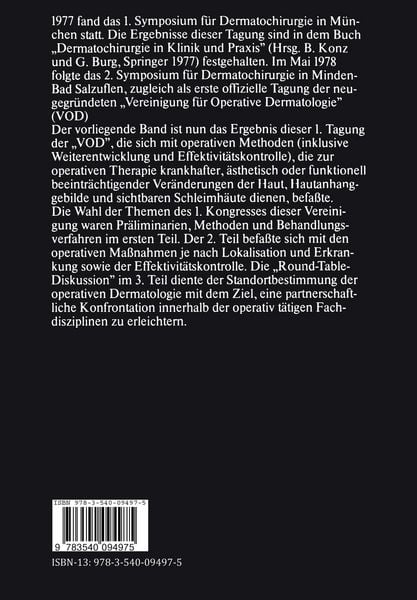 Produktbild: Operative Dermatologie