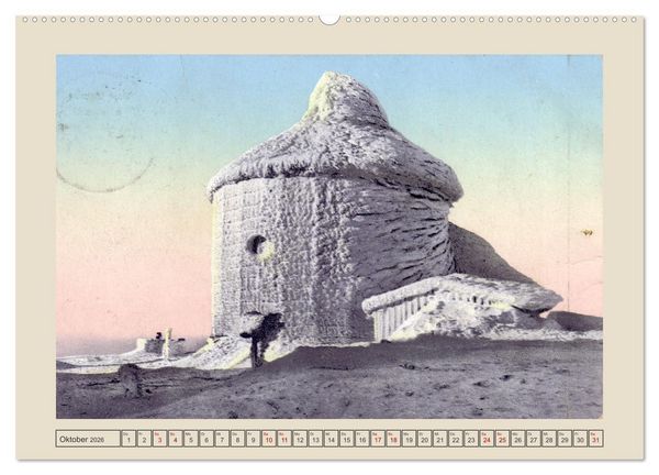 Produktbild: Gru&szlig; von der Schneekoppe (hochwertiger Premium Wandkalender 2026 DIN A2 quer), Kunstdruck in Hochglanz