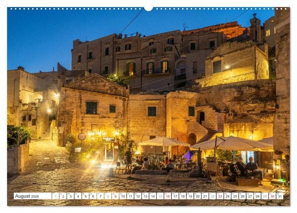Produktbild: Italiens Welterbe Matera (hochwertiger Premium Wandkalender 2026 DIN A2 quer), Kunstdruck in Hochglanz