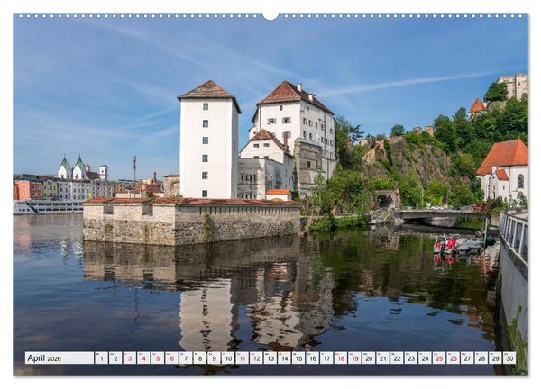 Produktbild: Deutsche Fl&uuml;sse - An der Donau (hochwertiger Premium Wandkalender 2026 DIN A2 quer), Kunstdruck in Hochglanz