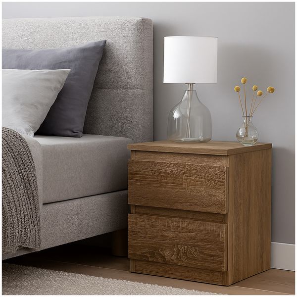 Produktbild: HTI-Living Kommode Thekla 2 Schubladen sonoma 2er-Set Kommode Thekla 2 Schubladen sonoma 2er-Set