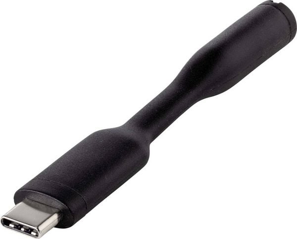 Produktbild: Renkforce Audio Adapterkabel [1x USB-C&reg; Stecker - 1x 3.5 mm Goldkontaktbuchse] 8.00 cm Flexibel