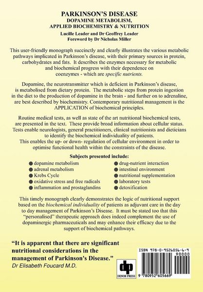 Produktbild: Parkinson's Disease Dopamine Metabolism, Applied Biochemistry and Nutrition