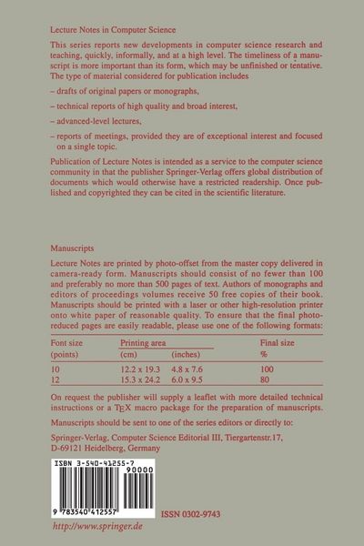 Produktbild: Algorithms and Computation