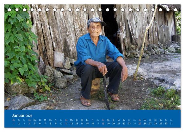 Produktbild: Maya in Yukatan 2026 (Tischkalender 2026 DIN A5 quer), CALVENDO Monatskalender