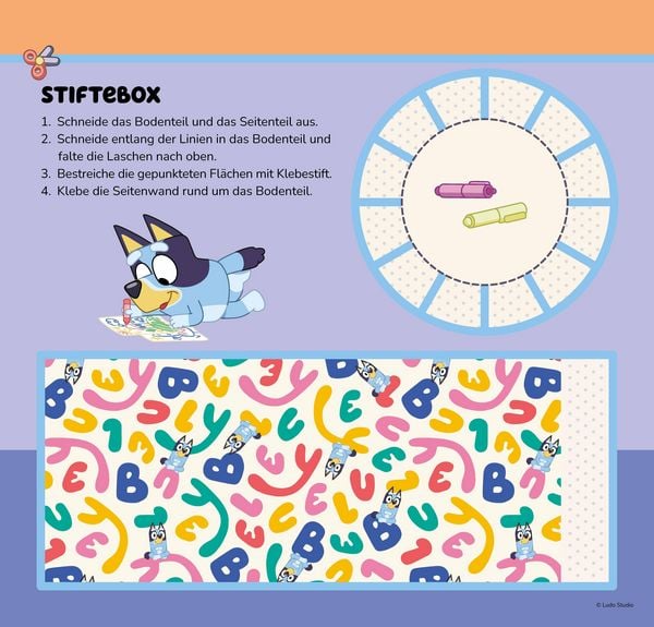 Produktbild: Bluey Mein Bastelblock mit kindersicherer Schere