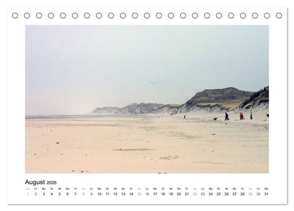 Produktbild: JUIST - Ansichten einer Insel (Tischkalender 2026 DIN A5 quer), CALVENDO Monatskalender