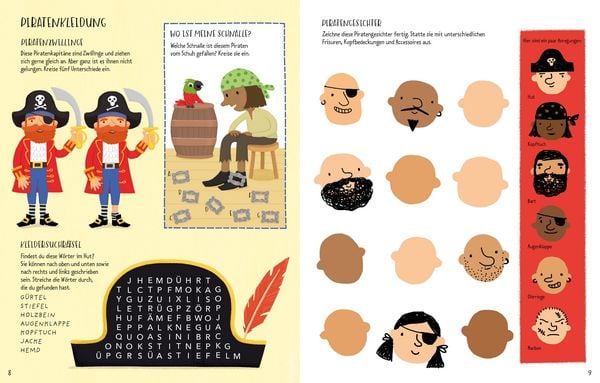 Produktbild: Piratenabenteuer &ndash; R&auml;tseln, Malen, Mitmachen