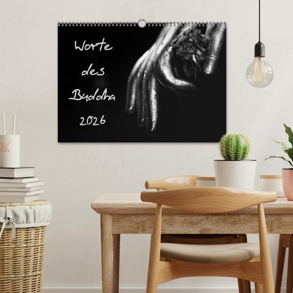 Produktbild: Worte des Buddha 2026 (Wandkalender 2026 DIN A3 quer), CALVENDO Monatskalender