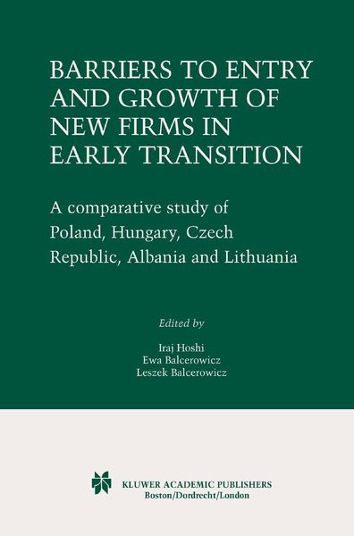 Produktbild: Barriers to Entry and Growth of New Firms in Early Transition