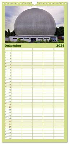 Produktbild: Familienplaner 2026 - Bochum mit 5 Spalten (Wandkalender, 21 x 45 cm) CALVENDO