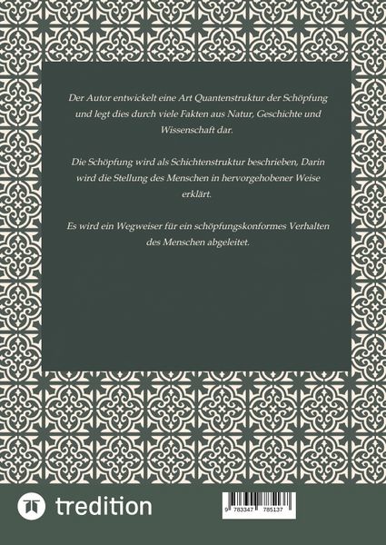 Produktbild: Sch&ouml;pfung und Zahl, Theodizee, Harmonik, Kabbala, Esoterik, Mysterium der Zahl,