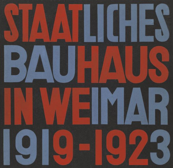 Produktbild: Staatliches Bauhaus in Weimar 1919 - 1923 (State Bauhaus in Weimar 1919 - 1923)