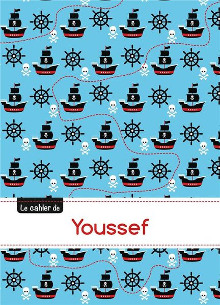 Produktbild: Cahier youssef blanc,96p,a5 pirates