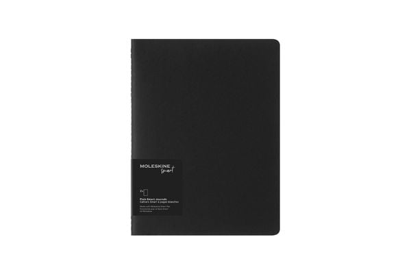 Produktbild: Moleskine Smart Cahier Journal, Extra Large, Plain, Black, Soft Cover (7.5 x 10)
