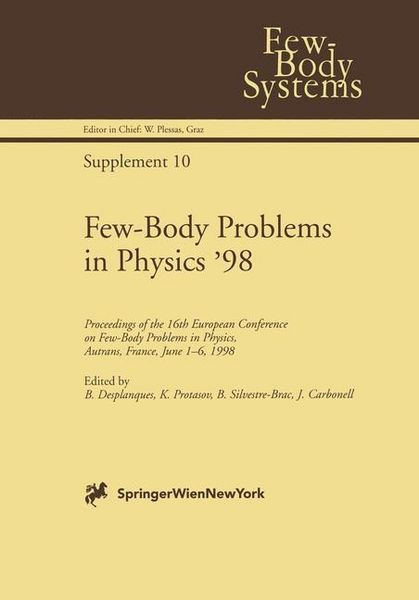 Produktbild: Few-Body Problems in Physics '98