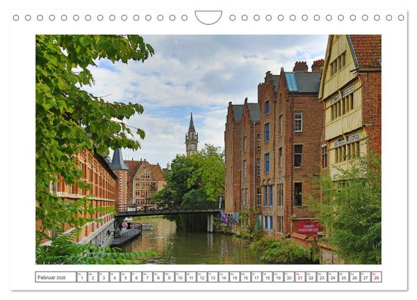 Produktbild: Unterwegs in Flandern (Wandkalender 2026 DIN A4 quer), CALVENDO Monatskalender