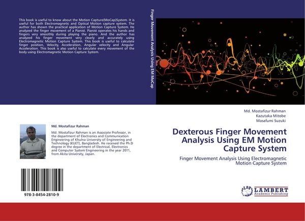 Produktbild: Dexterous Finger Movement Analysis Using EM Motion Capture System