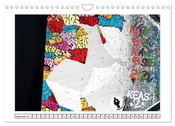 Produktbild: Graffiti trifft auf Fotografie (Wandkalender 2027 DIN A4 quer), CALVENDO Monatskalender