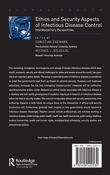 Produktbild: Ethics and Security Aspects of Infectious Disease Control