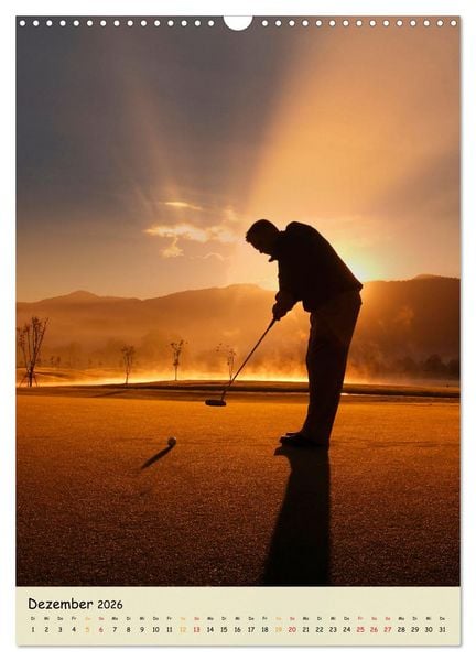 Produktbild: Golf Leidenschaft (Wandkalender 2026 DIN A3 hoch), CALVENDO Monatskalender