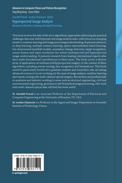 Produktbild: Hyperspectral Image Analysis