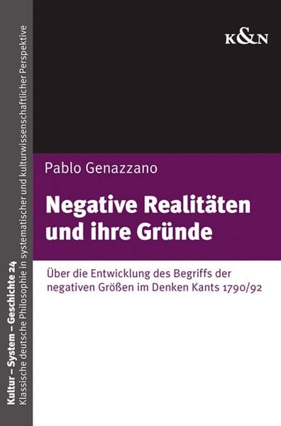 Produktbild: Negative Realit&auml;ten und ihre Gr&uuml;nde