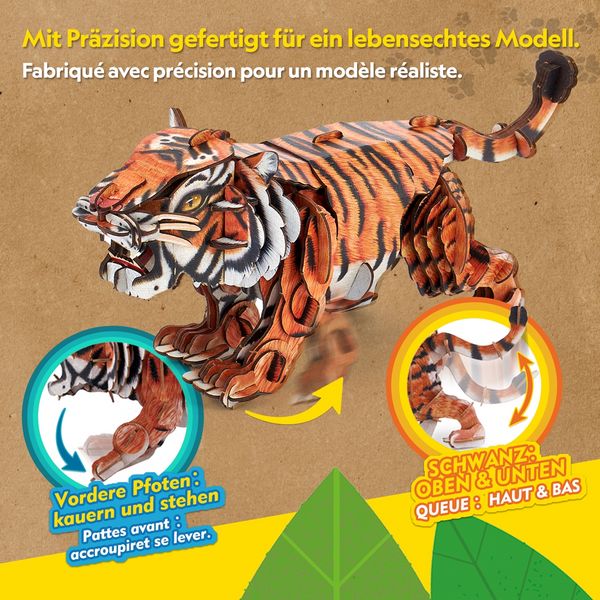Produktbild: CUBICFUN - 3D Puzzle Tiger 87 Teile