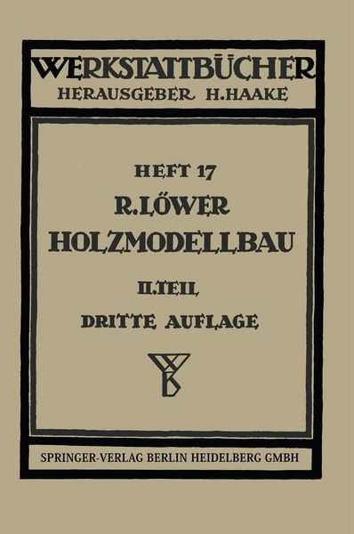Produktbild: Der Holzmodellbau