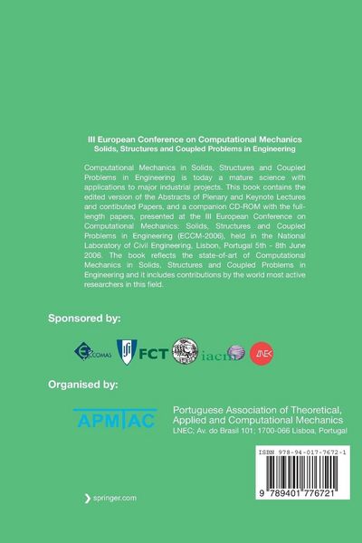Produktbild: III European Conference on Computational Mechanics