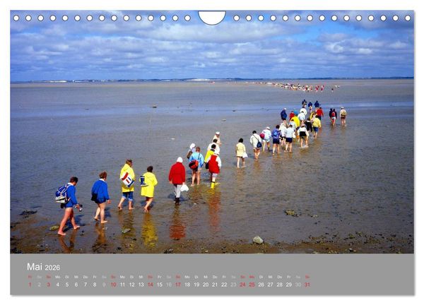 Produktbild: Blick auf die Nord-und Ostsee (Wandkalender 2026 DIN A4 quer), CALVENDO Monatskalender