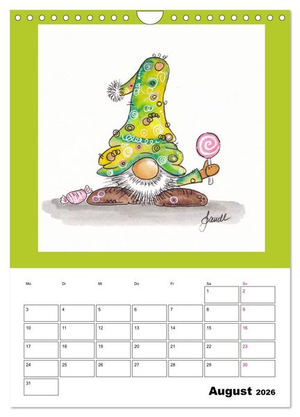 Produktbild: WichtelParade (Wandkalender 2026 DIN A4 hoch), CALVENDO Monatskalender
