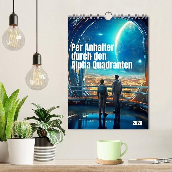 Produktbild: Per Anhalter durch den Alpha Quadranten (Wandkalender 2026 DIN A4 hoch), CALVENDO Monatskalender