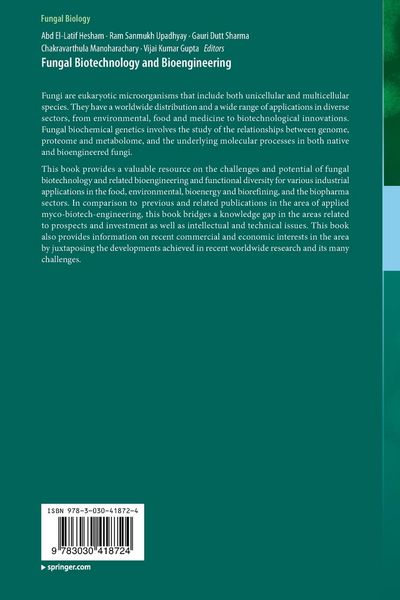 Produktbild: Fungal Biotechnology and Bioengineering