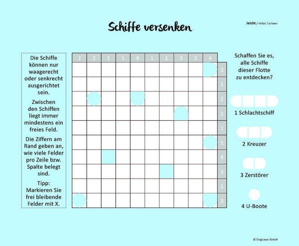 Produktbild: Schiffe versenken. Jetzt ohne Gegner alleine spielen. Der Spiele-Klassiker als Einzel-Spieler-Version. Ged&auml;chtnistraining und Logik-Spiel f&uuml;r stundenlangen R&auml;tsel-Spa&szlig;. R&auml;tsel-Block im XXL-Format