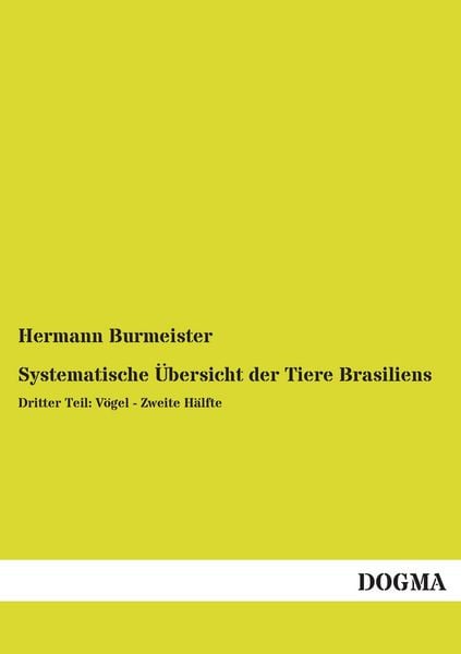 Produktbild: Systematische &Uuml;bersicht der Tiere Brasiliens