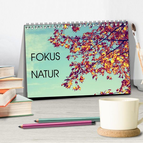 Produktbild: Focus Natur (Tischkalender 2026 DIN A5 quer), CALVENDO Monatskalender