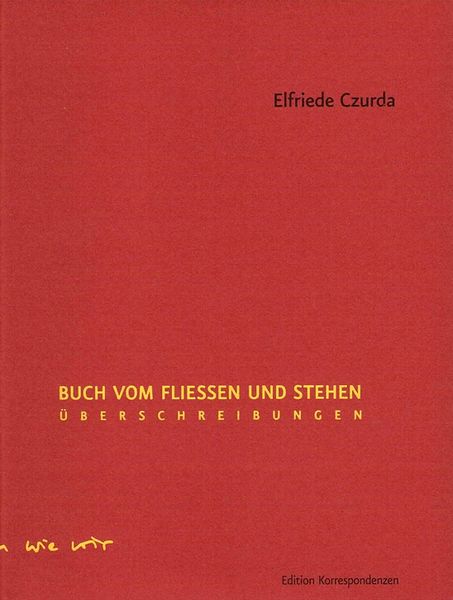 Produktbild: Buch vom Flie&szlig;en und Stehen