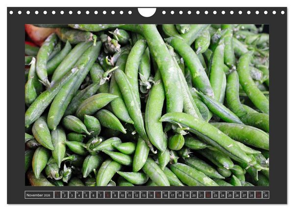 Produktbild: Obst + Gem&uuml;se (Wandkalender 2026 DIN A4 quer), CALVENDO Monatskalender
