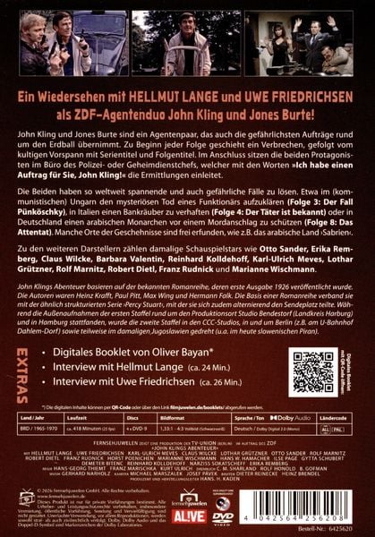 Produktbild: John Klings Abenteuer - Die legend&auml;re Serie (Folgen 1-24) (Fernsehjuwelen) [4 DVDs]