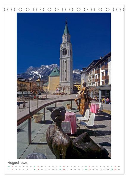 Produktbild: S&uuml;dtirol und Dolomiten (Tischkalender 2026 DIN A5 hoch), CALVENDO Monatskalender