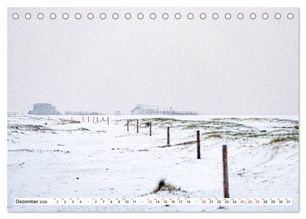 Produktbild: Faszination Sankt Peter-Ording (Tischkalender 2026 DIN A5 quer), CALVENDO Monatskalender