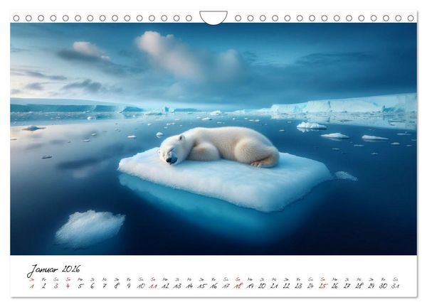 Produktbild: Die besten Naturbilder des Jahres - Einzigartige Augenblicke (Wandkalender 2026 DIN A4 quer), CALVENDO Monatskalender