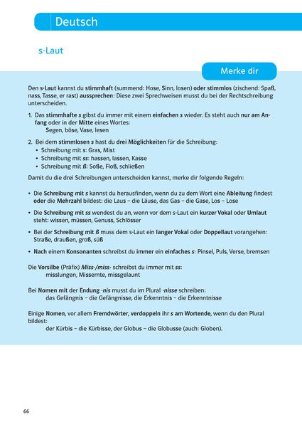 Sicher durch die 5. Klasse - Deutsch, Mathe, Englisch