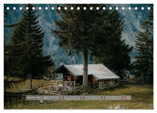 Produktbild: Picturesque Mountain Worlds (Desk Calendar 2026 DIN A5 landscape), CALVENDO 12 Month DeskCalendar